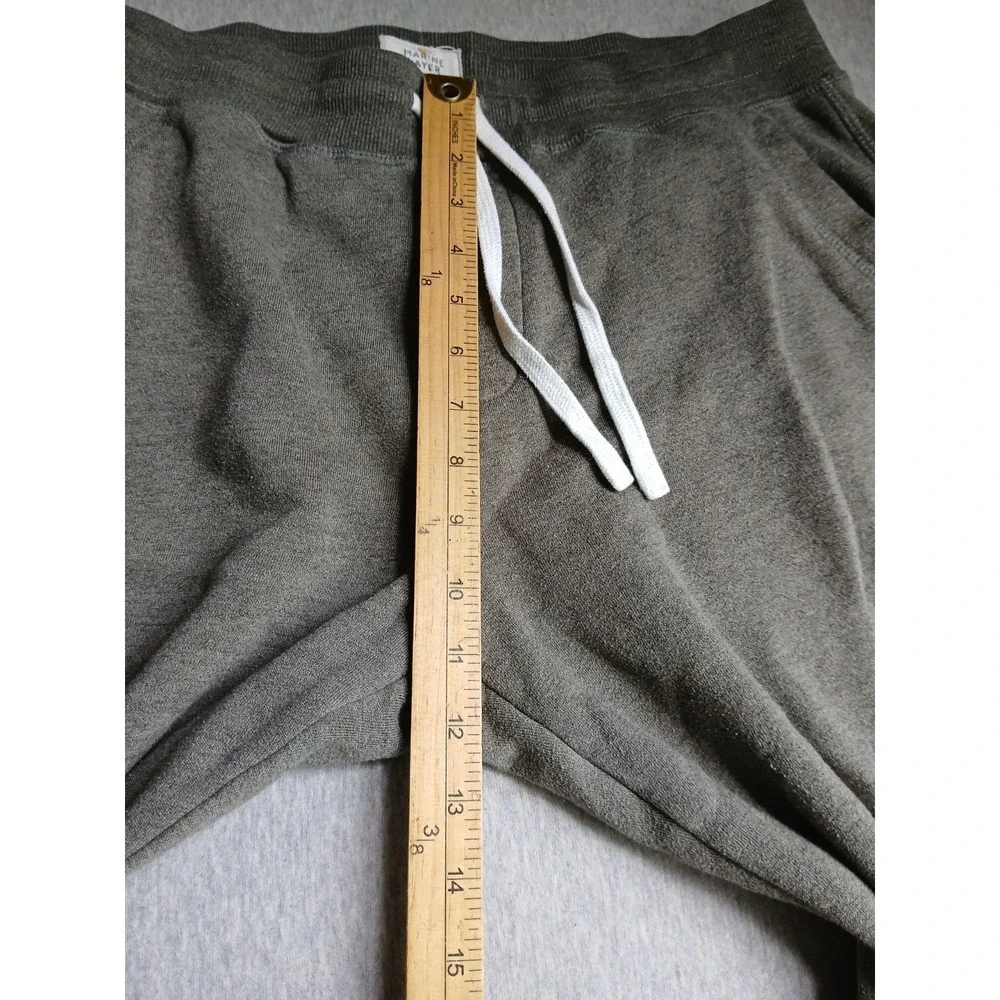 Marine Layer Pants Large Mens Sherpa Fleece Jogger Garment Dyed Casual Active